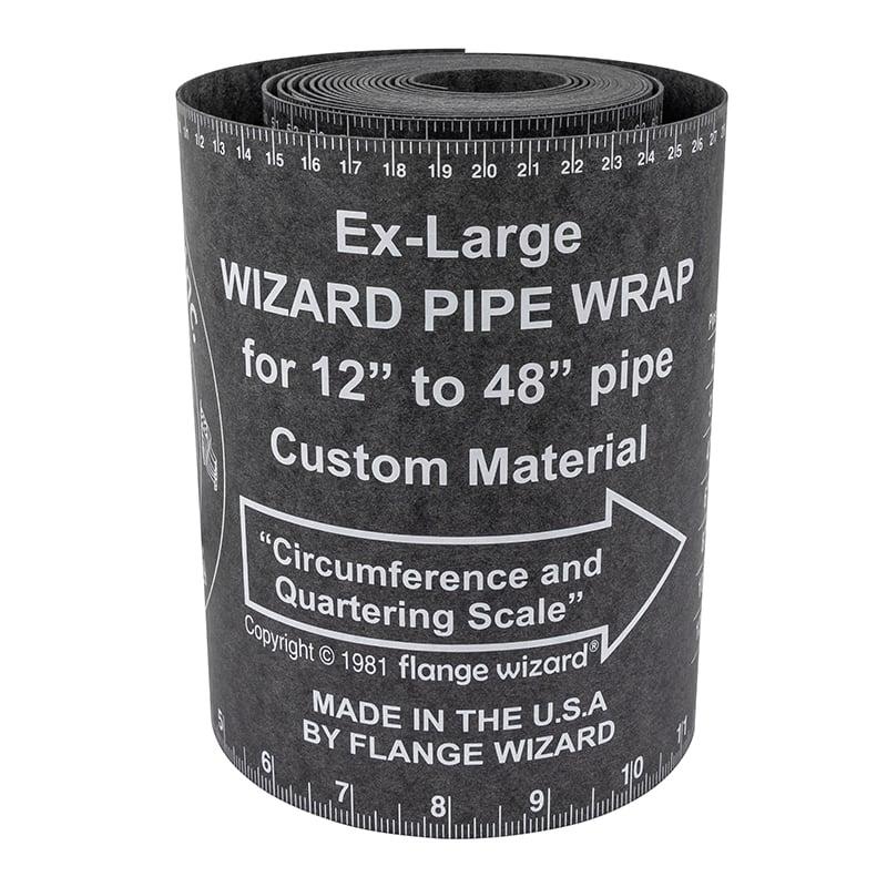 FLANGE WIZARD Wrap-Around WW-19 Extra-Large for 12"-48" rør (180" Længde / 7" Bredde)