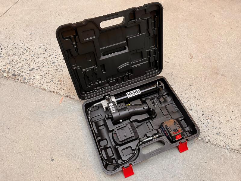 Fedtpresser 21 volt med 1 batteri Li-ion