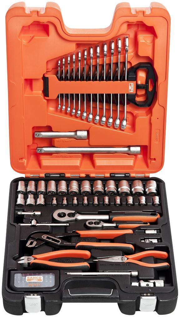 Topnøglesæt mm 1/4"+1/2"firk S81MIX