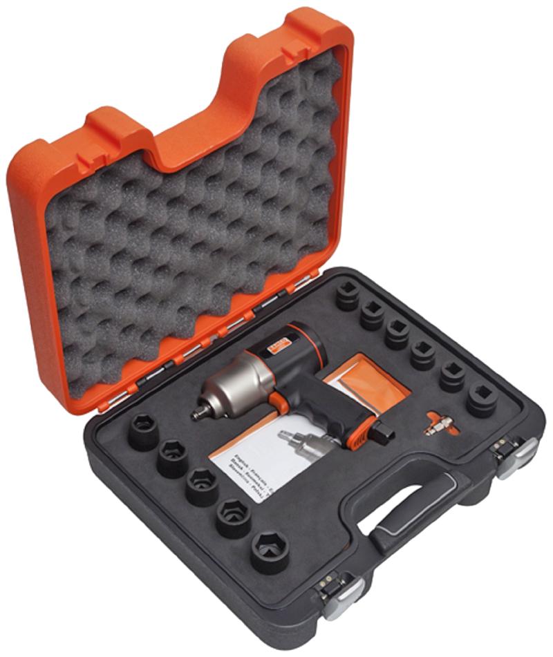 Pneum. slagnøgle 1/2" m/toppe 10-24 mm BP815K1