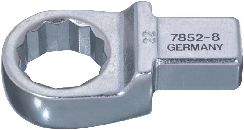 Ringnøgle hoved 14Ã18 mm firk.32 mm