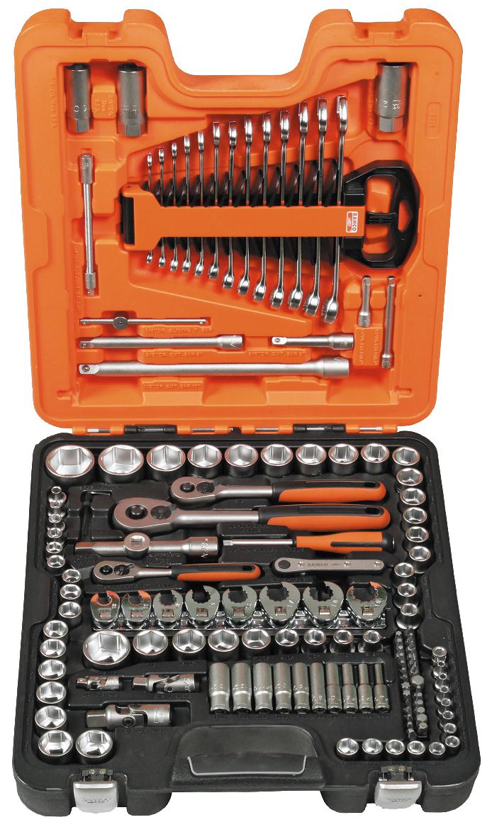 Topnøglesæt mm 1/4"+3/8"+1/2" S138