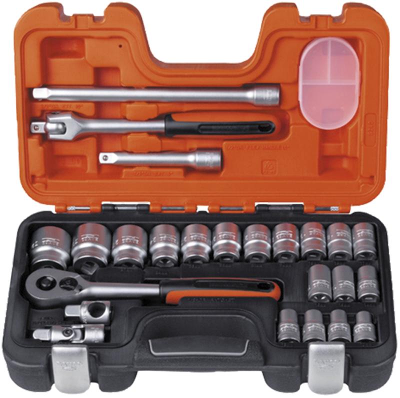 Topnøglesæt mm 1/2" firk. S240 10-32 mm