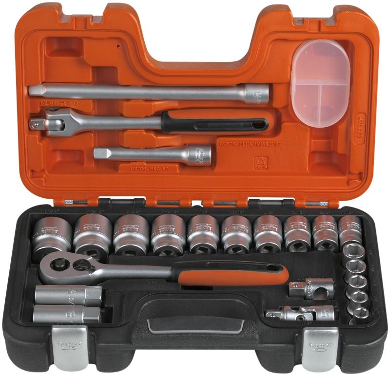 Topnøglesæt mm 1/2" firk. S240AF