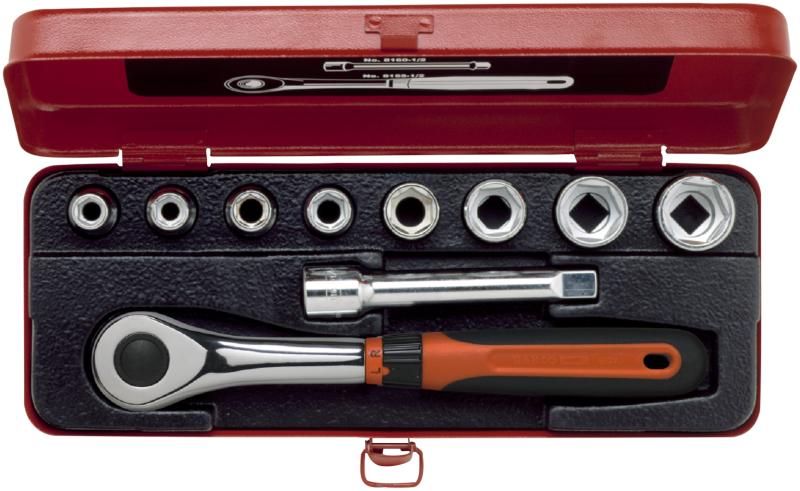 Topnøglesæt mm 1/2" firk. 7819SRE
