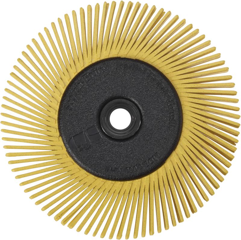 Bristle radialbørste BB-ZB type A P80 gul 150mm
