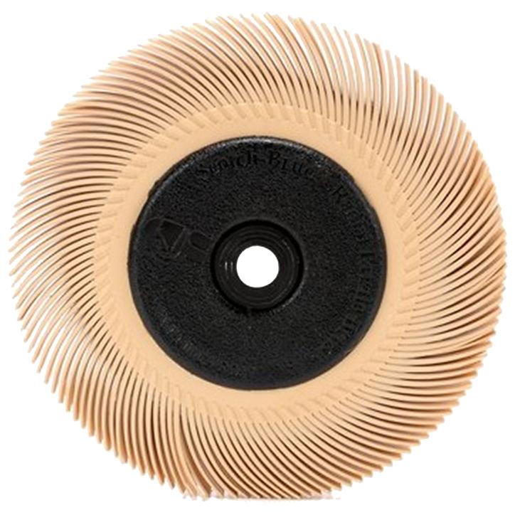 Bristle radialbørste BB-ZB type C 6µ orange150 mm