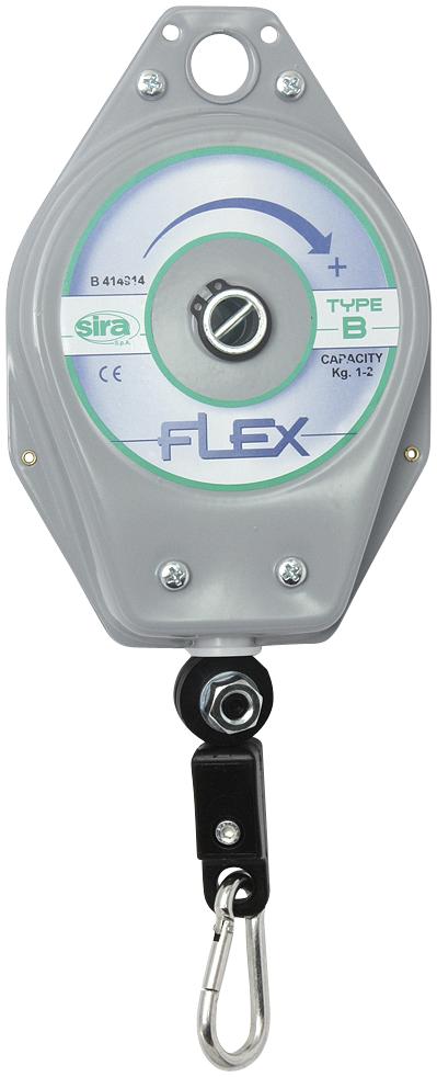 Flex B balanceblok 1,0 - 2,0 kg wire 2,3 mtr.
