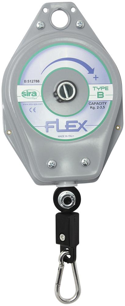 Balanceblok B  2,0 - 3,5kg wire 2,3 mtr.
