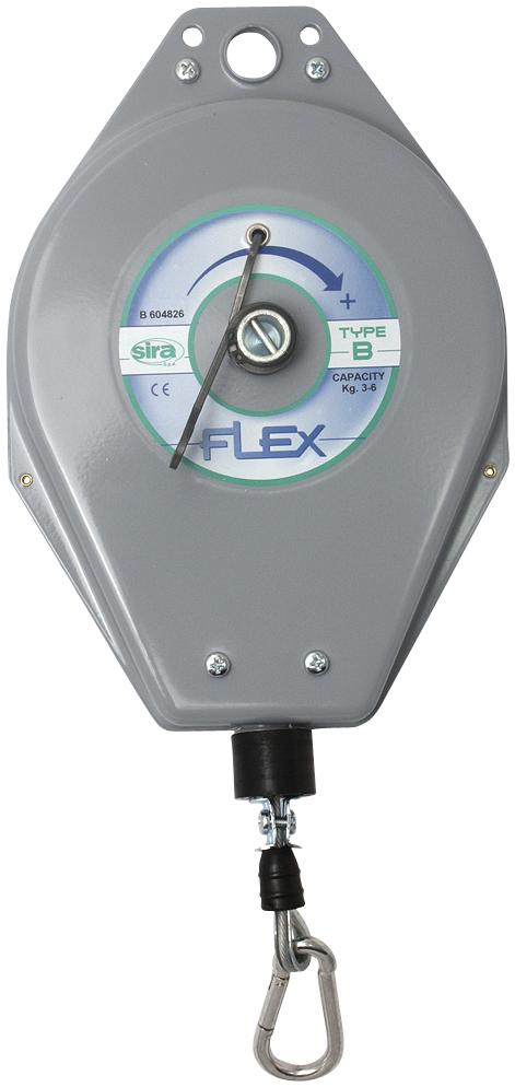 Balanceblok B 3,0 - 6,0 kg wire 2,3 mtr.