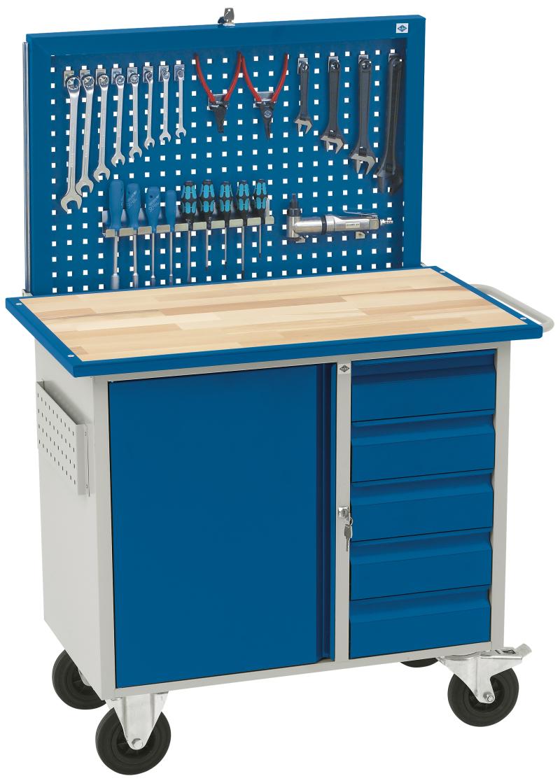 Værkstedsvogn VV-3 med elevatortavle VT-1