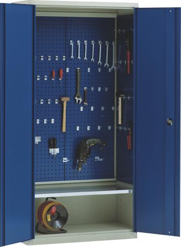 Materialeskab MS-1 m/1 hylde+tavler