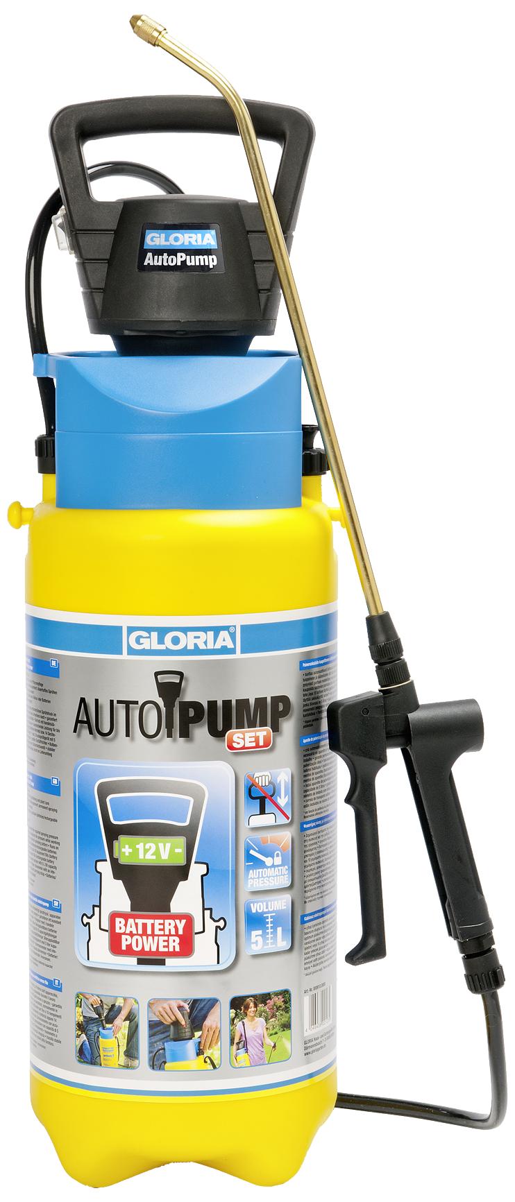 Gloria tryksprøjte m/akku-pumpe Prima 5/42E
