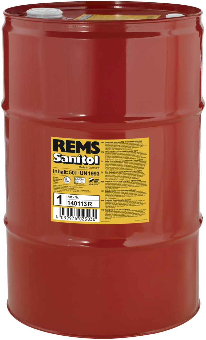REMS gevindskæremiddel Sanitol 50 ltr