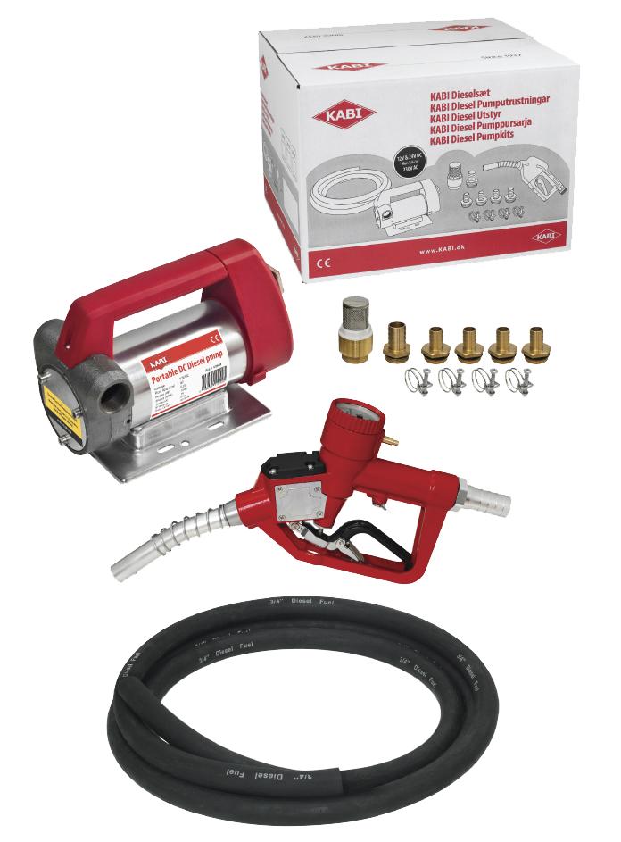 Dieselpumpesæt m/pistol m/tæller 40 ltr/min 230V