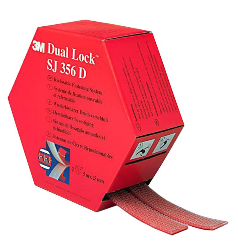 Burretape Dual Lock TM klar/inde 5m