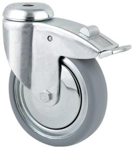 Drejehjul m/brem.2477 DIK 125P30-13