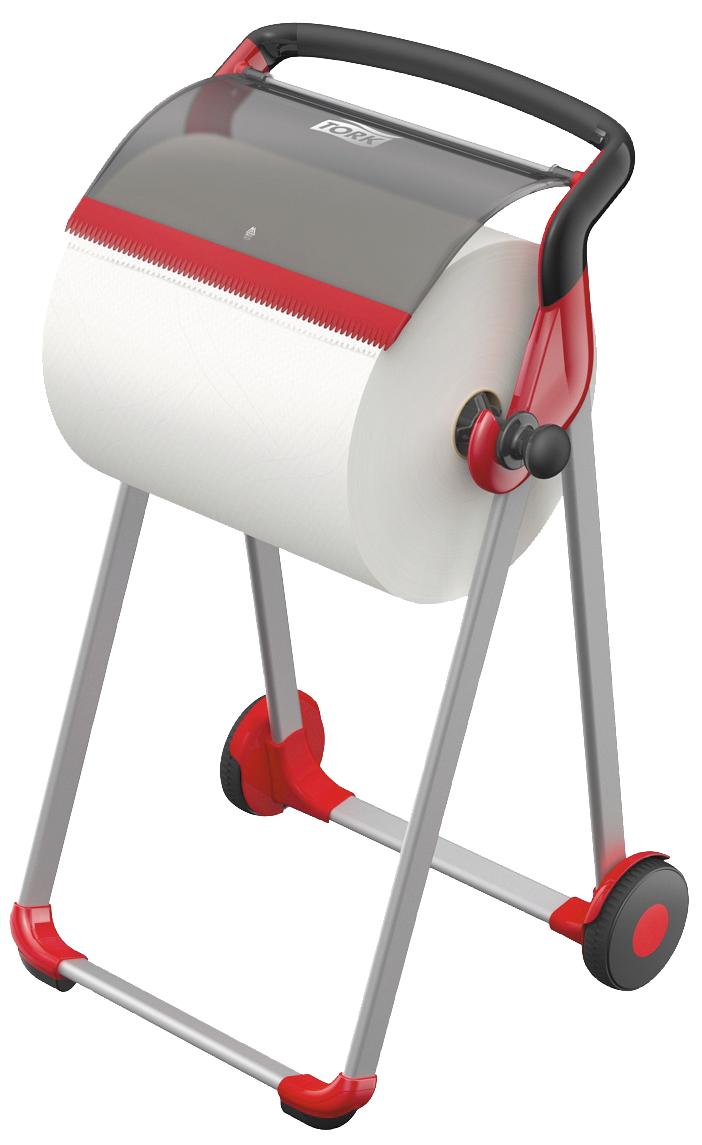 Tork gulvstativ W1 sort/rød