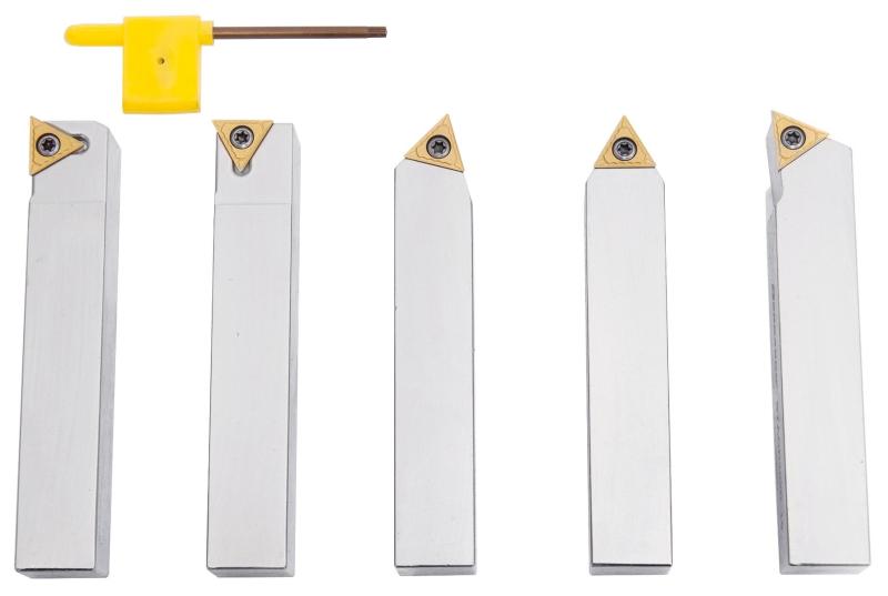 Drejestålsæt med HM platter skaft 20x20 mm