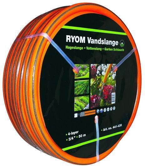 Vandslange orange 3/4" 4-Lag Arm.50M