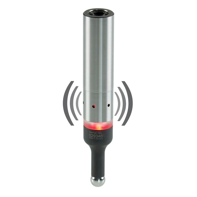 TSCHORN 2D kantsøger Ø10 mm OPTISK/AKUTISK med Ø20 mm skaft og nøjagtighed 0,010 mm