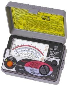 Kyoritsu 3132 Isolationstester  -  Voltmeter & ohmmeter/gennemgangstest