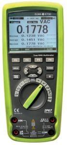 Elma 6700  -  Sand RMS multimeter, IP67 og indbygget datalogger