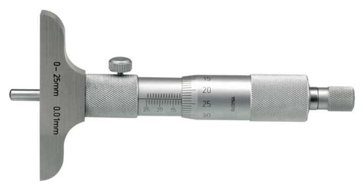 Mikrometerdybdemål 0-100mm