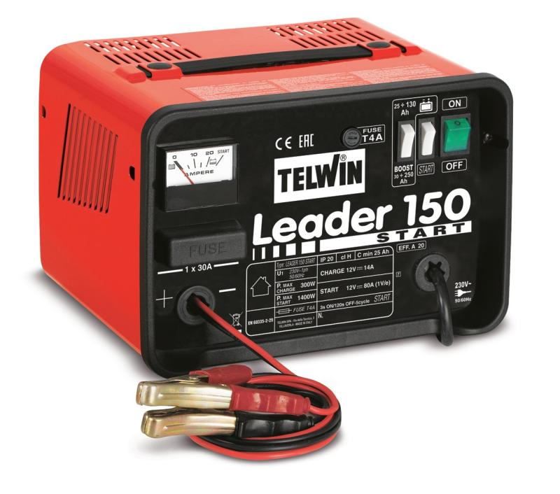 Telwin batterilader med starthjælp 12 V