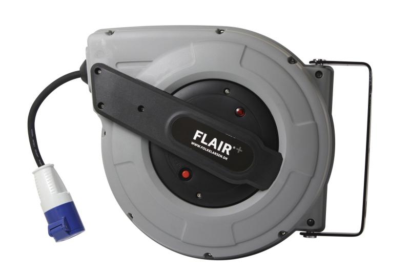 Kabelopruller FLAIR+ - 17 m, 3 x 2,5 mm2, 16 Amp. CEE stik IP44