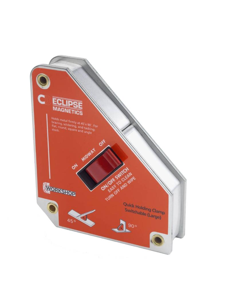 Svejsemagnet QHCSS omskifter ON/OFF 45Â°, 90Â° 111x95x29 mm