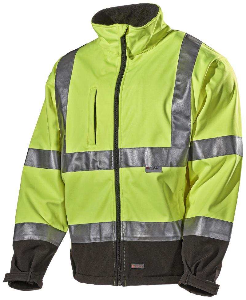 Jakke Softshell 289P GUL Str. 3XL
