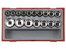 Topnøglesæt med 1/2" â¡-tilslutningsfæste Teng Tools TT1217