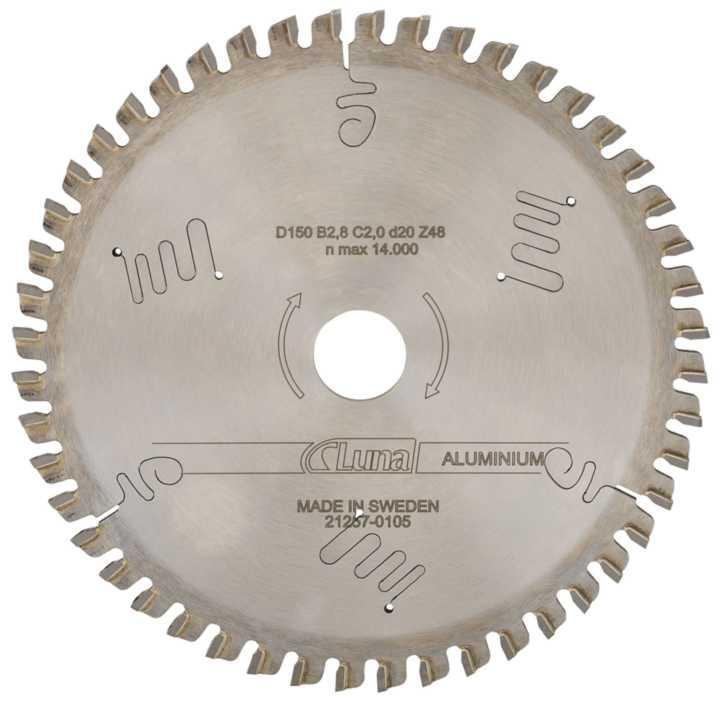 Rundsavklinge aluminium luna
