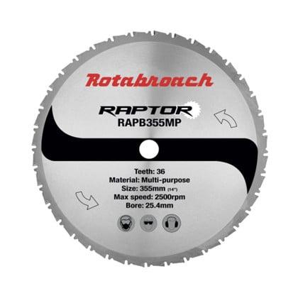 Rotabroach RAPTOR HM klinge 355x25,4 Z36