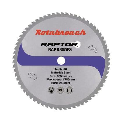 Rotabroach RAPTOR HM klinge 355x25,4 Z66