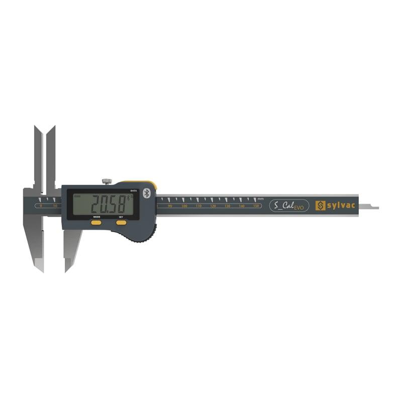SYLVAC IP67 digital skydelære S_Cal EVO DEEP 150 mm (810.1603) med bluetooth