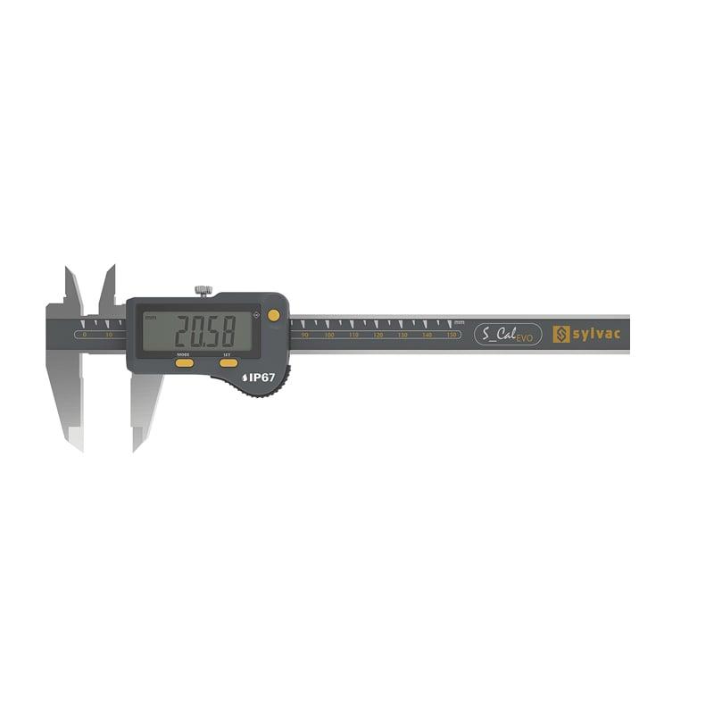 SYLVAC Digital skydelære S_Cal EVO Proximity IP67 300 mm (810.1732)