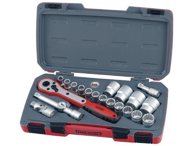 Topnøglesæt Tengtools 1/2 T1221 21 dele